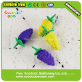 3D Cute Fruit Shape ,Novetly eraser promotion stationery